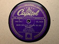 DEAN MARTIN - CHOOSE ANY ONE OF TWENTY 78 rpm discs