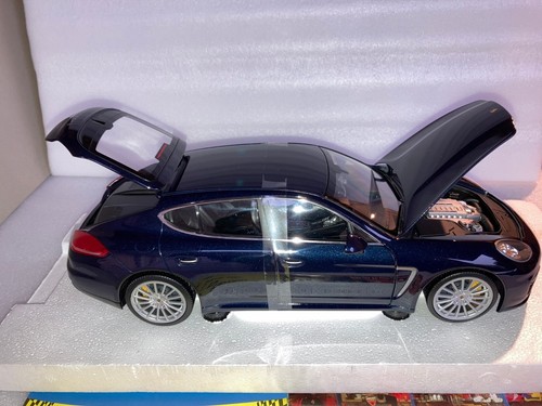 WAP0210120E MINICHAMPS DEALER 1:18 PORSCHE PANAMERA TURBO S 970 G1.2 BLUE MET. - Imagen 8 de 15