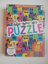 Art 101 New Color Your Own Puzzle 20 Perma Markers Art 101 Budding Artist Dogs