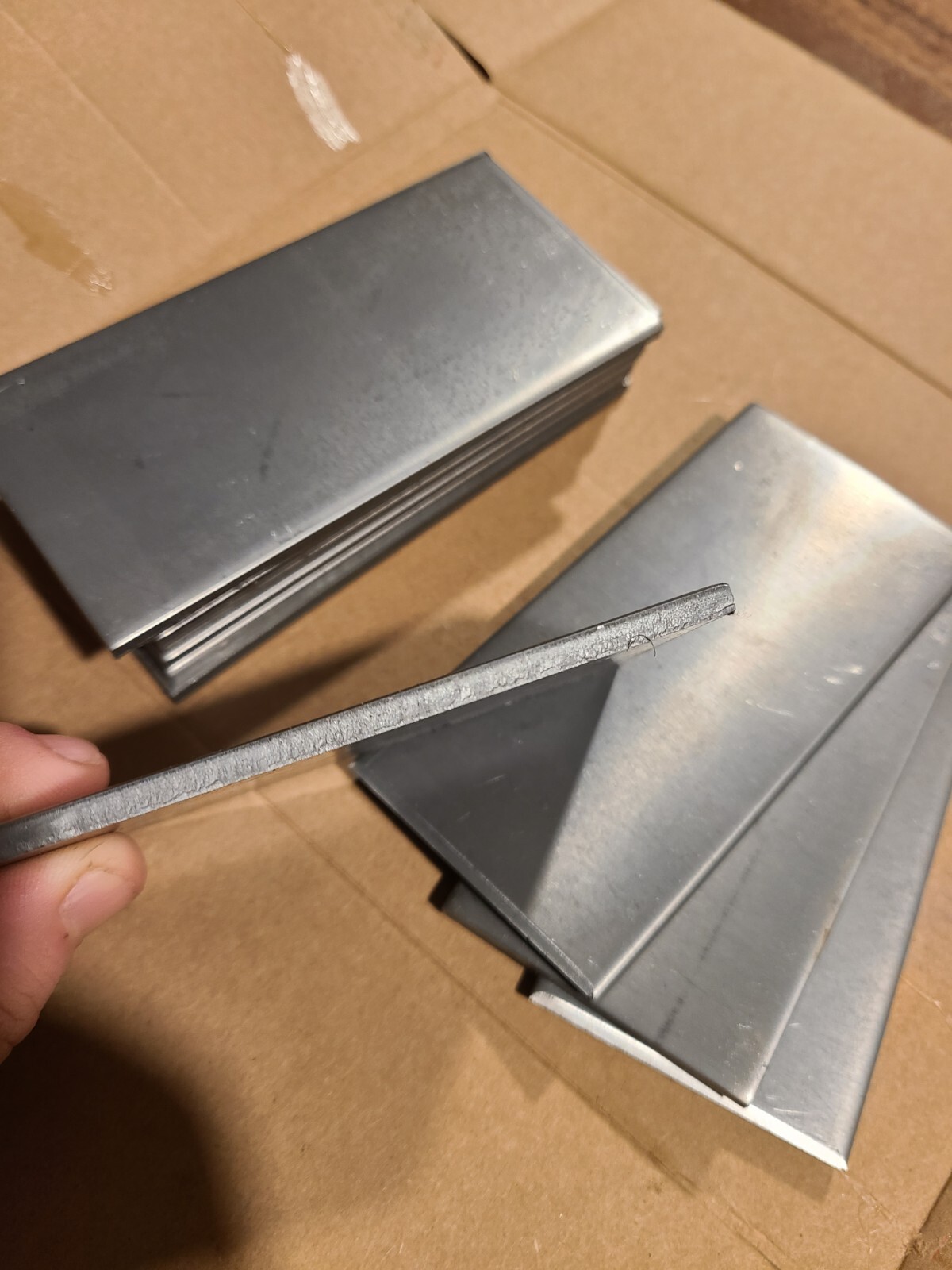 20 Practice welding Steel Plates  0.164" Thick. 4 1/2  X 2 1/8