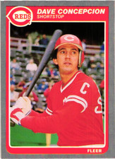 Dave Concepcion Base / Insert Singles -You Pick -Topps, Fleer Donruss, etc