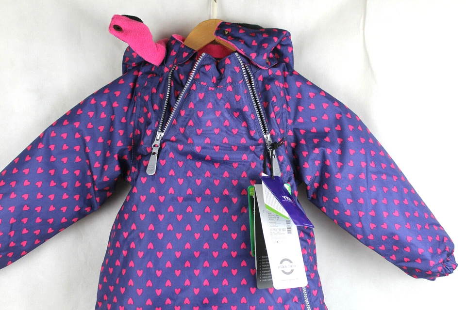 Mikk-line Thermolite Winterjacke mit Fleece gefüttert Mädchen Gr.104,neu,LP119€ - Bild 3 von 4