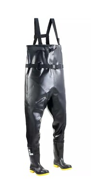 (2) NEW Dunlop Steel Toe Midsole Chest Waders Shoe sz 12 86867-12