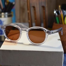 MEN'S Brown polarized sunglasses johnny depp Glasses retro brown Sun Glasses L