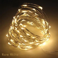 LED String Copper Wire Fairy Lights Battery USB 12V Xmas Party Fairy Decor Lamp