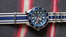 Seiko Solar PADI Date V157 SNE435 Prospex Special Edition Diver 43mm blue uk 14