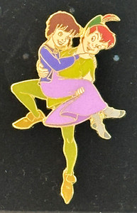 VINTAGE 2002 DISNEY PETER PAN & JANE RETURN TO NEVERLAND PIN - BACK OF PIN DIRTY