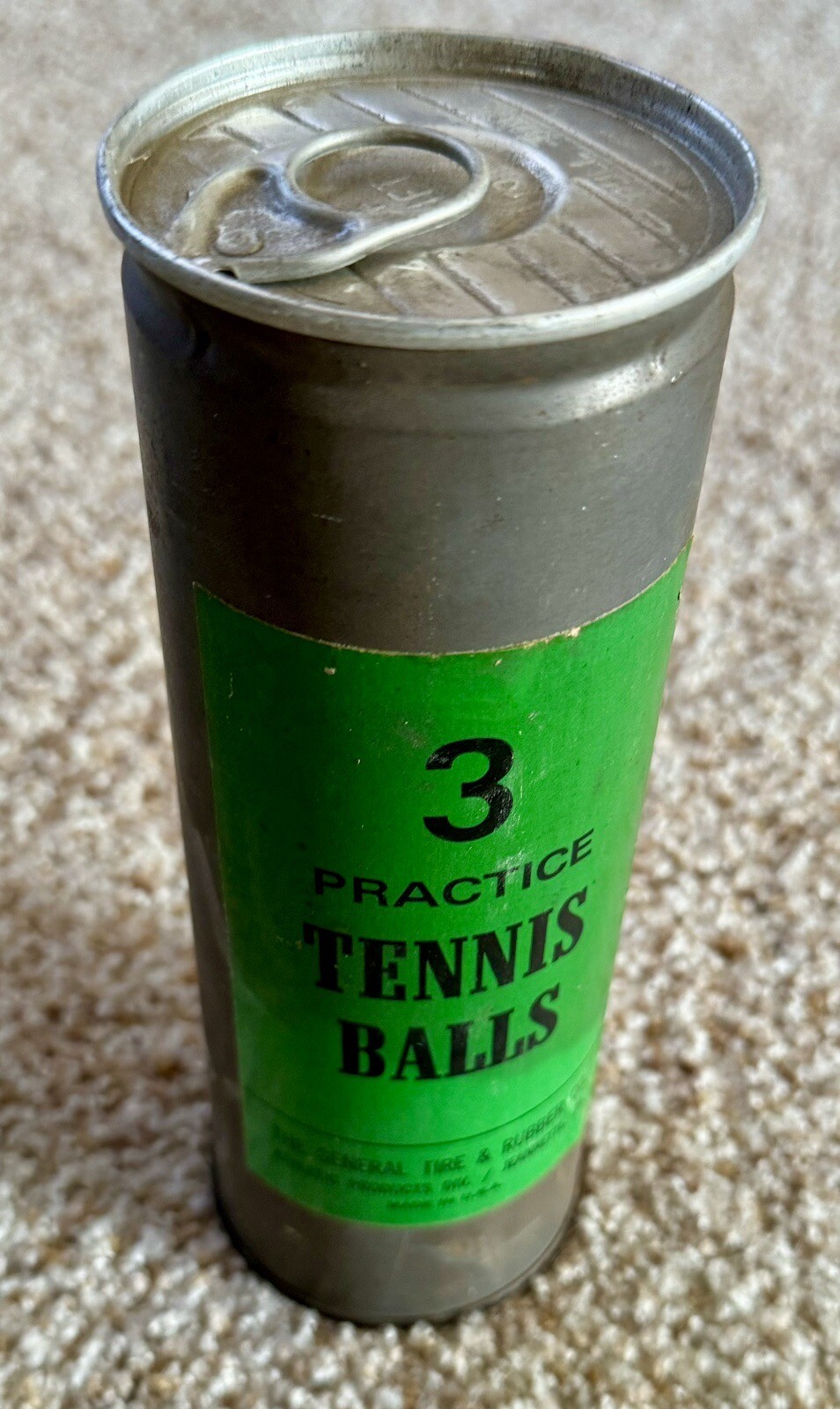 VINTAGE TENNIS BALLS General Tire & Rubber Co. / PENN (SEALED In TIN