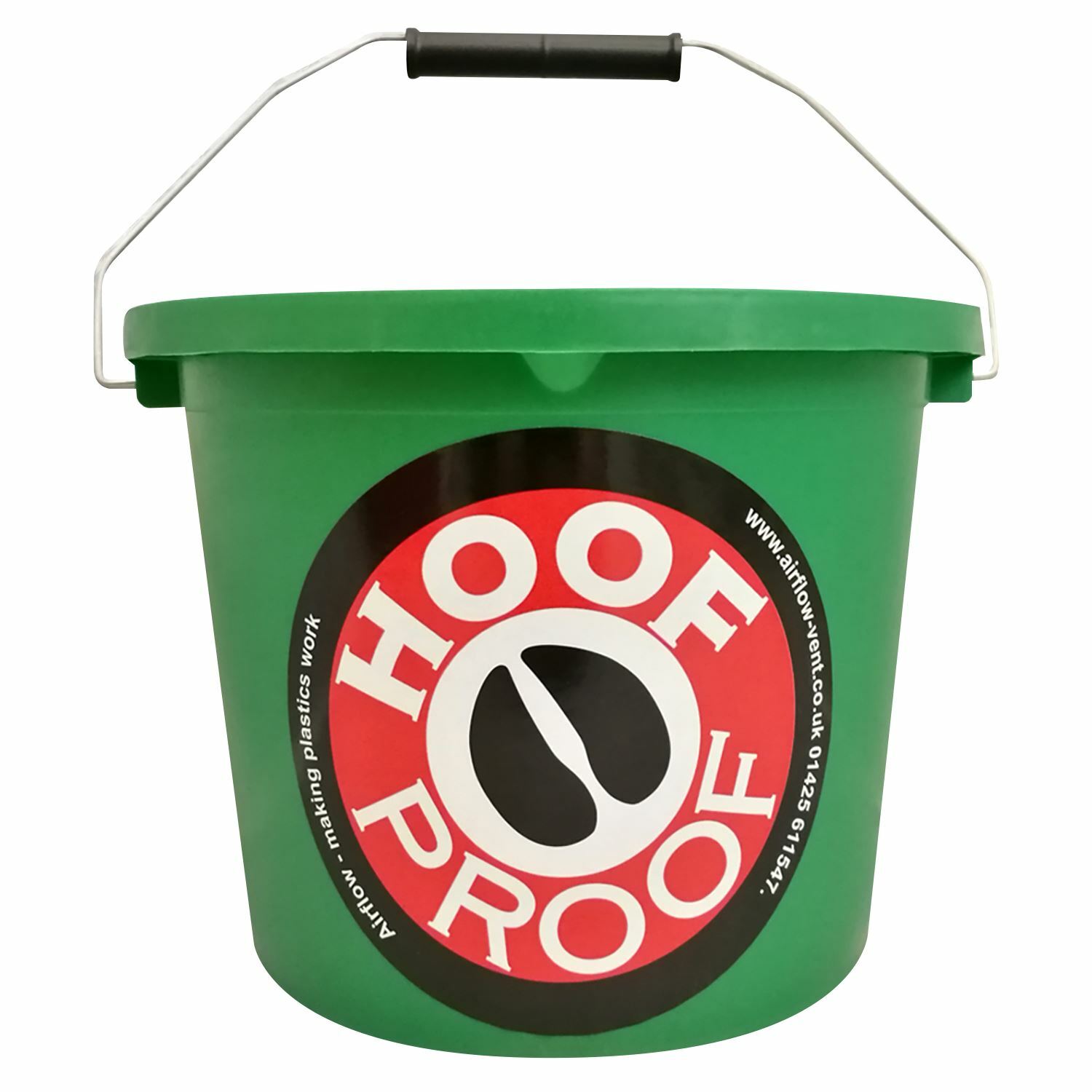 Hoof Proof Mini Calf/Multi Purpose Bucket Green 2.5 LT