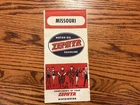 Vintage 1960s?  (shows '57 population) Zephyr Road Map of Missouri - Nice