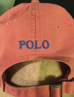 Polo Ralph Lauren Baseball Cap Hat Embroidered Pony Strap 