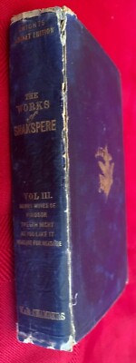 VINTAGE 1856 KNIGHT'S CABINET EDITION, WORKS OF WILLIAM SHAKSPERE