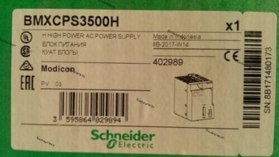 NEW BMXCPS3500H Schneider Electric Modicon BMX-CPS-3500H M340 BMXCPS3500