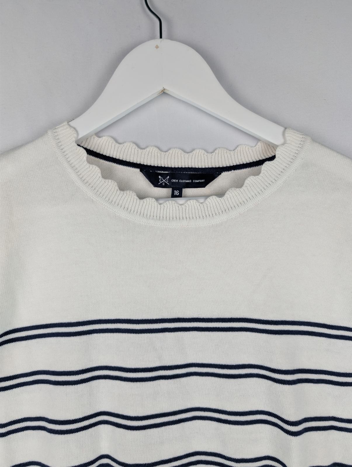 Crew Clothing Company lightweight spring jumper Size 16 100% Cotton image 3