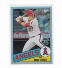 2020 Topps Chrome Mike Trout - 1985 35th anniversary Card 85TC-1 Angels