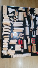 Vintage Brio Train Set Wooden 340 Pieces