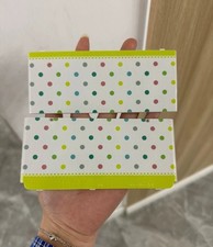 Custom Nintendo New 3DS Shell - Colorful Polka Dot Pattern with Lime Green Trim