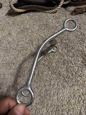 Używany Crockett Western Curb Średni port Western Bit Horse Bit