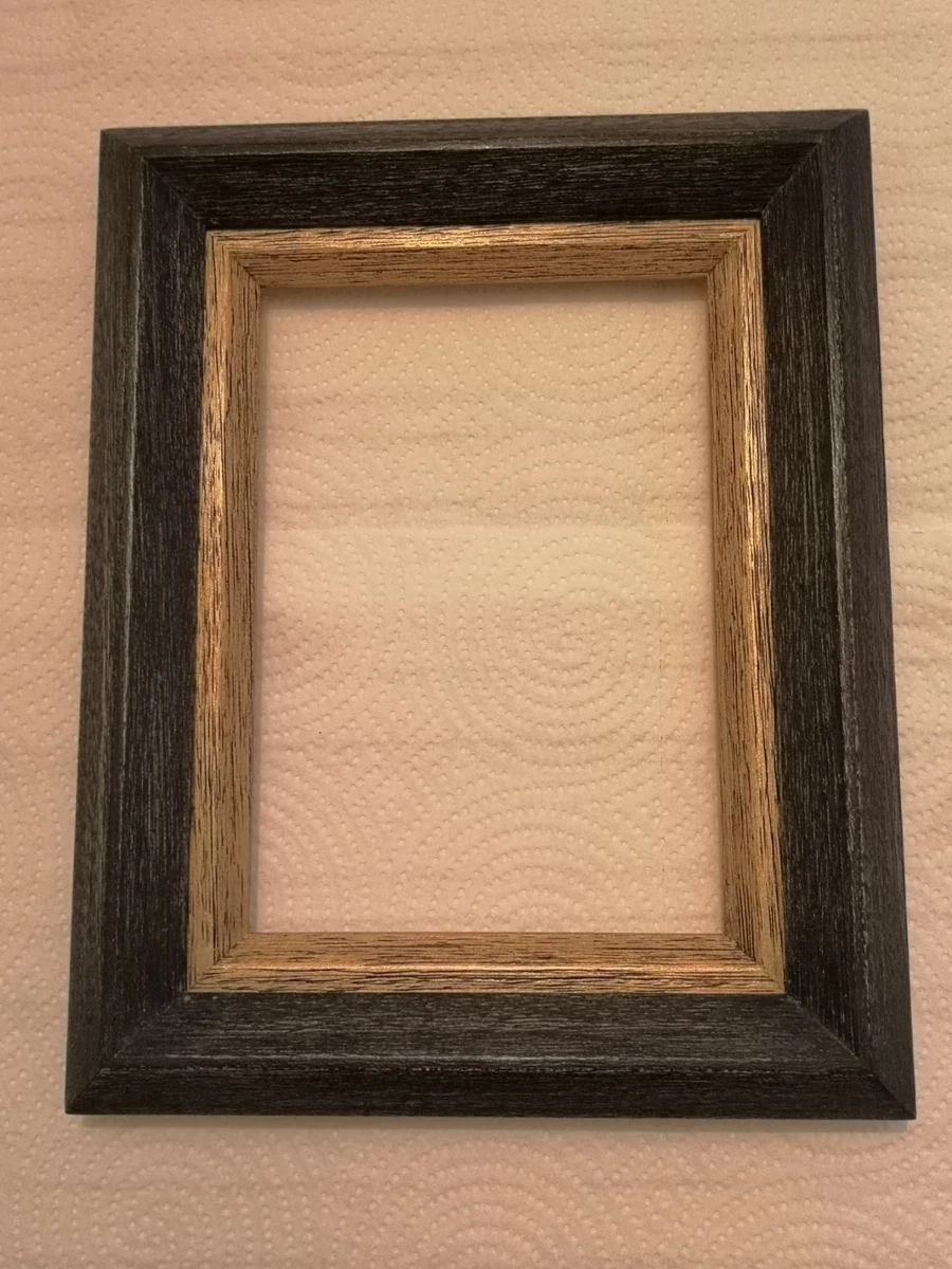 Large Antique Pine Wood Picture Frame - 30x20 Inch, Farmhouse Style, Made In UK, Customizable