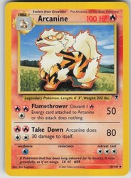 Arcanine 36/110 Legendary Collection Uncommon