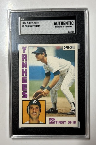 1984 o-pee-chee don mattingly SGC Authentic