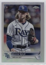 2022 Topps Chrome Image Variation SP Base Refractor Shane Baz #201 sy5