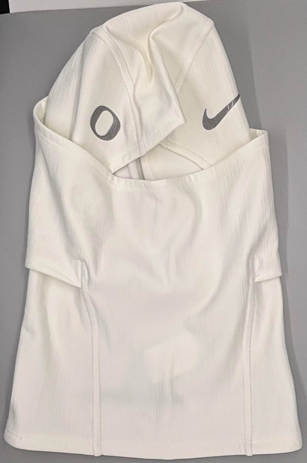 NEW Nike Hyperwarm White Oregon Ducks PE TEAM ISSUED Balaclava Shiesty Ski Mask