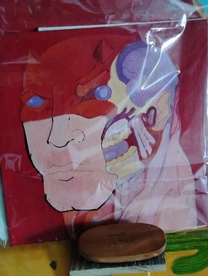 Acrylic DC Artwall Daredevil + Artwork+ Art Deco