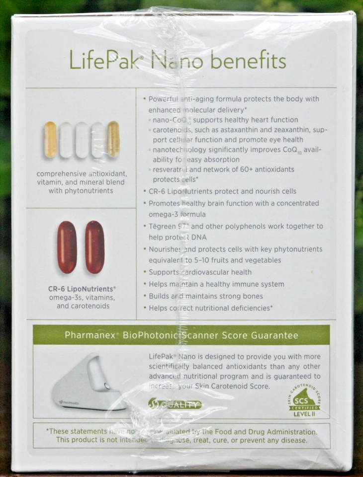 Nu Skin Pharmanex LifePak Nano, 60 paquetes EXP - 01/2027 Foto 4 de 4