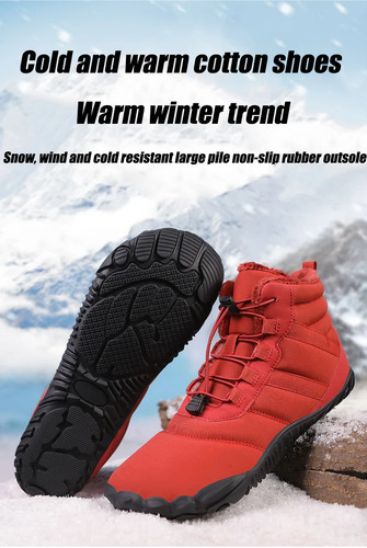 Men Waterproof Ankle Boots Snow Barefoot Outdoor Work Shoes Trekking Climbing - Picture 12 of 20
