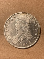 1819/8 Capped Bust Half Dollar - Small 9 - As Shown! (#1782)