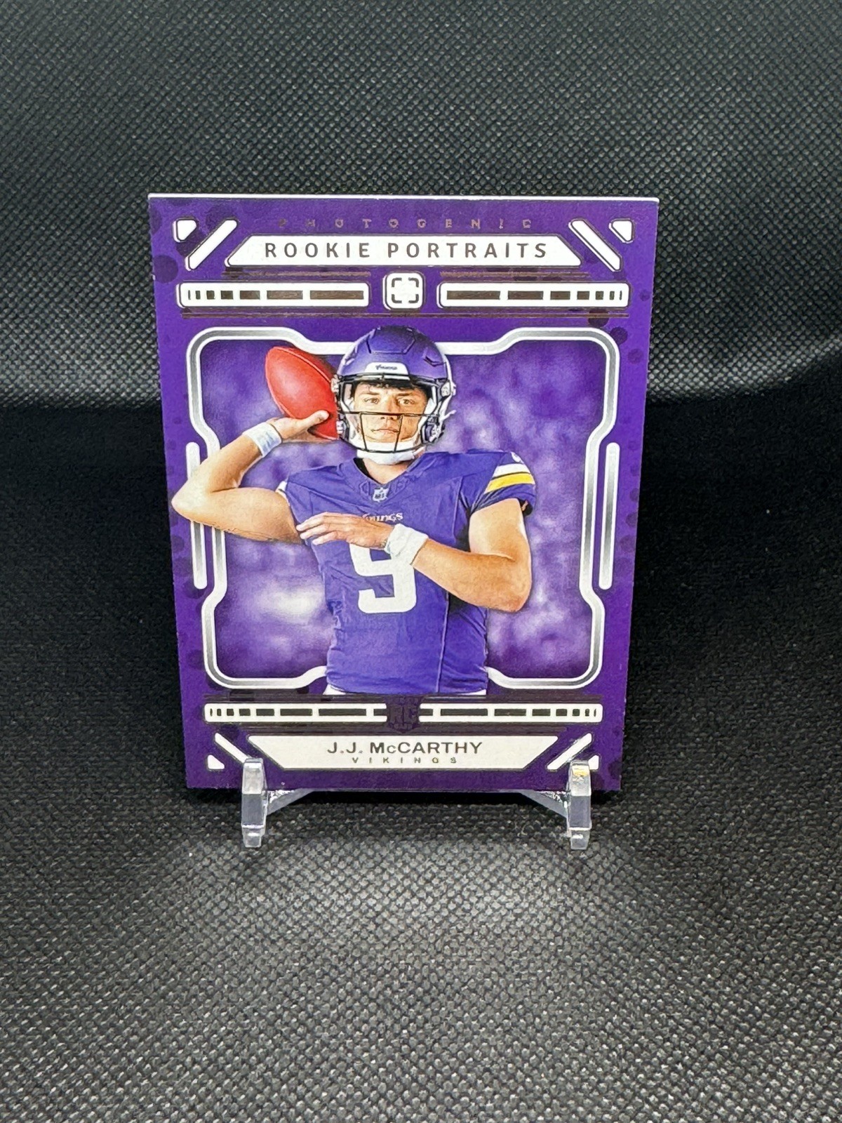 J.J. McCarthy 2024 Panini Photogenic #152 Rookie Portraits