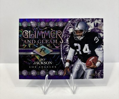 2025 Topps Resurgence Bo Jackson Glimmer And Gleam Purple /75 #GG-11 NFL 