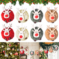 8 StüCk Weihnachtsbaum AnhäNger, WeihnachtsanhäNger Elch Deko, Rentier Christbau