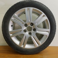 1pc 09-16 Audi B8 A4 A5 Q5 225 50 17 Rim Wheel w/Tire Silver Gray 8K0601025B OEM