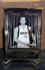 2024-25 Panini Noir - Critically Acclaimed Dirk Nowitzki #299 Gold /8