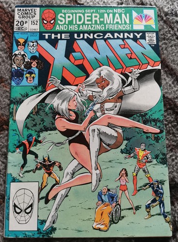 UNCANNY X-MEN 152 VF 1981 EMMA FROST VS STORM ! CHRIS CLAREMOUNT ! BRONZE AGE !