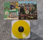 Beatles SGT Pepper French Odeon Promo Yellow Translucent Vinyl DC1 YEX 637 EX