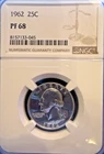 1962 Proof Washington Quarter Silver NGC PF 68