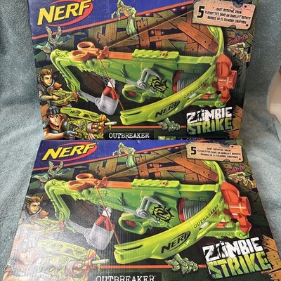 NERF ZOMBIE Strike OUTBREAKER BOW CrossBow Brand NEW (Box Wear