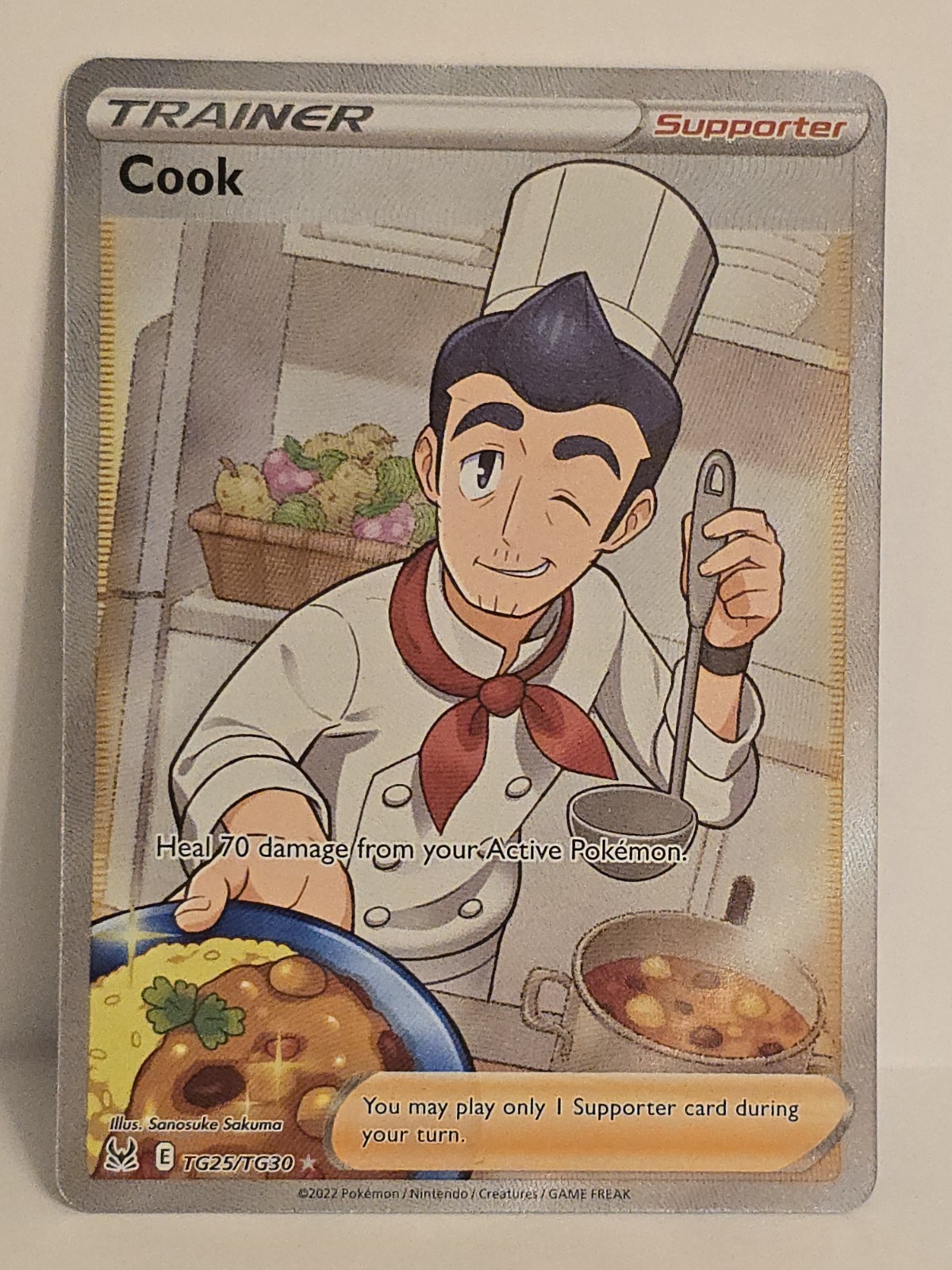 Cook TG25/TG30 Swsh11: Lost Origin Trainer Gallery Holo Pokemon Card