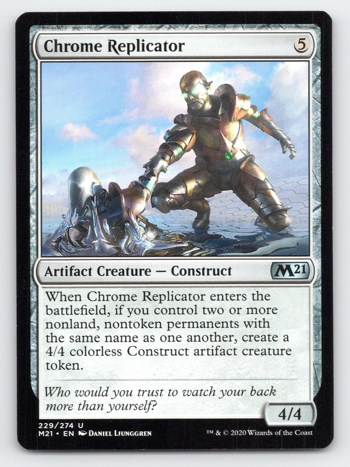 Chrome Replicator 229 Uncommon Core Set 2021 Magic: The Gathering Near Mint