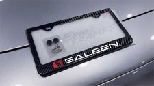 Red Saleen Carbon Fiber License Plate Frame 1...