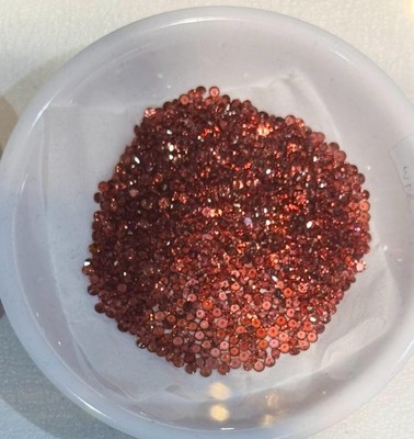5.01ct Gorgeous Stunning 3mm Round 100% Natural Rhodolite Garnet