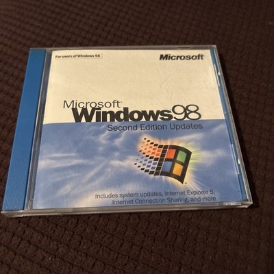 Microsoft Windows 98 Second Edition Updates | Product Key | CD