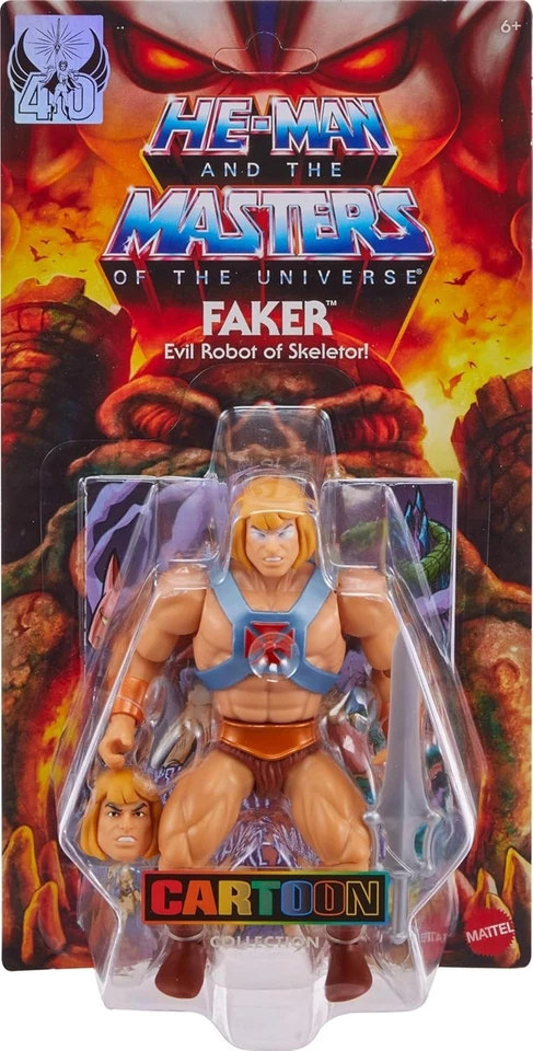 Masters of the Universe Origins Cartoon Collection Action Figure Faker, 5.5-inch - Image 2 of 4