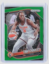 2025 Panini Prizm WNBA #3 Tina Charles Green Prizms