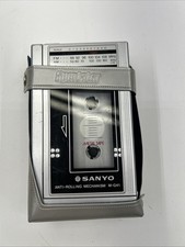 Vintage Sanyo Sportster M-G41 Cassette Player with Case part or repair