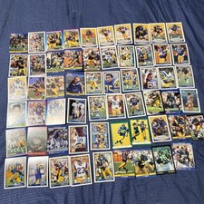 (59) - NFC Old Mixed Los Angeles Rams Football Cards