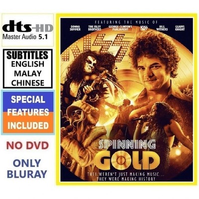 BLU RAY Spinning Gold (2023) Biography/Drama/Music